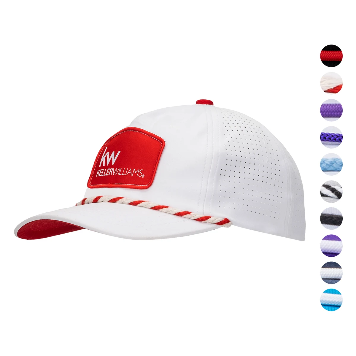 Premium 5-Panel Halfmoon Structure Hyper Poly Fabric with Snapback Closure Cap 1