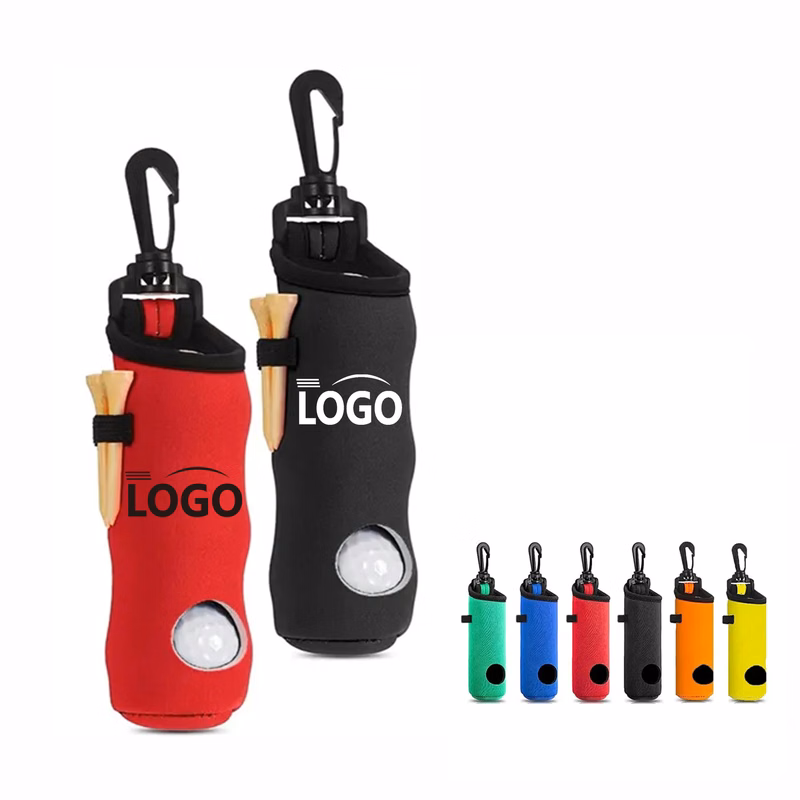 Neoprene Pouch Golf Ball Carry Bag MOQ 10 pcs