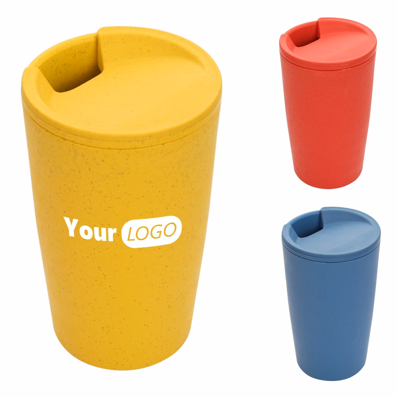 Pp Solid Color Cup With Lid