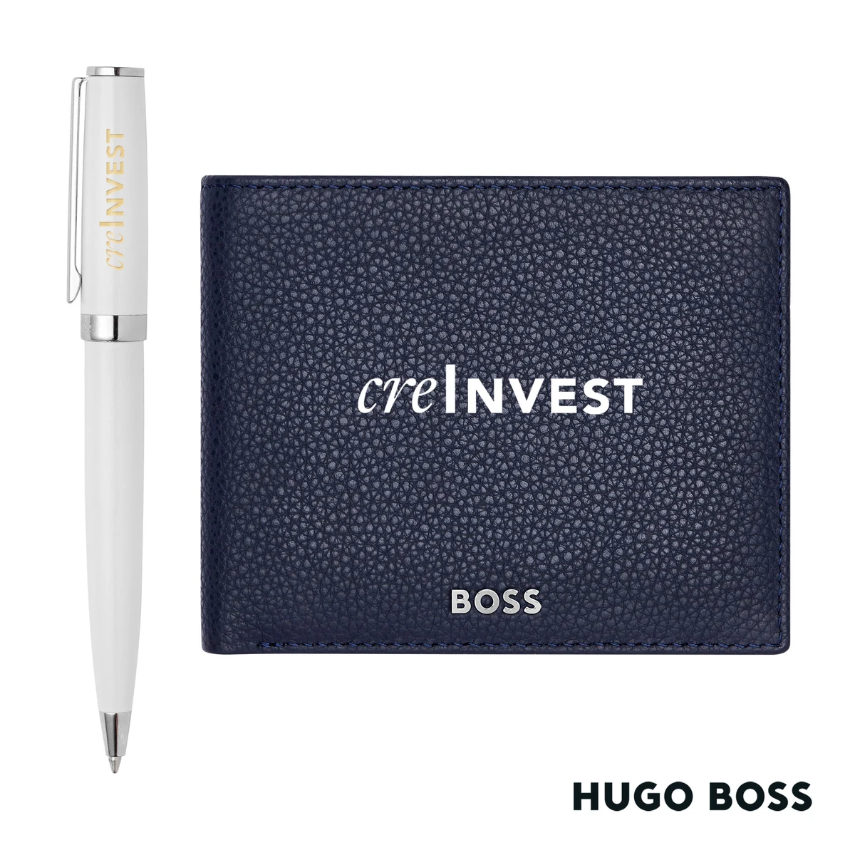 Hugo Boss® Ballpoint Pen & Wallet Set 1