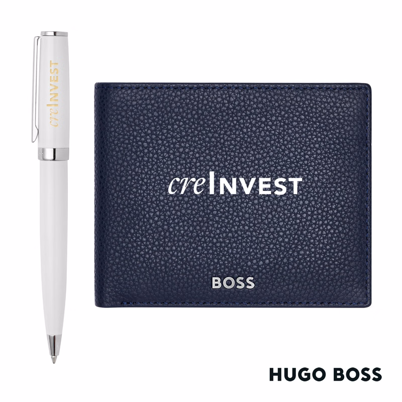 Hugo Boss® Ballpoint Pen & Wallet Set