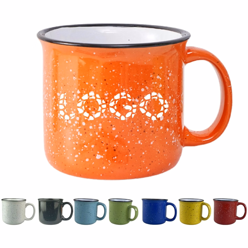 15oz Ceramic Speckled Campfire Mug