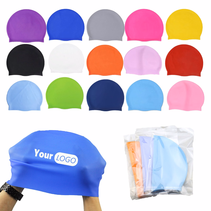 MOQ 50 Silicone Swim Cap