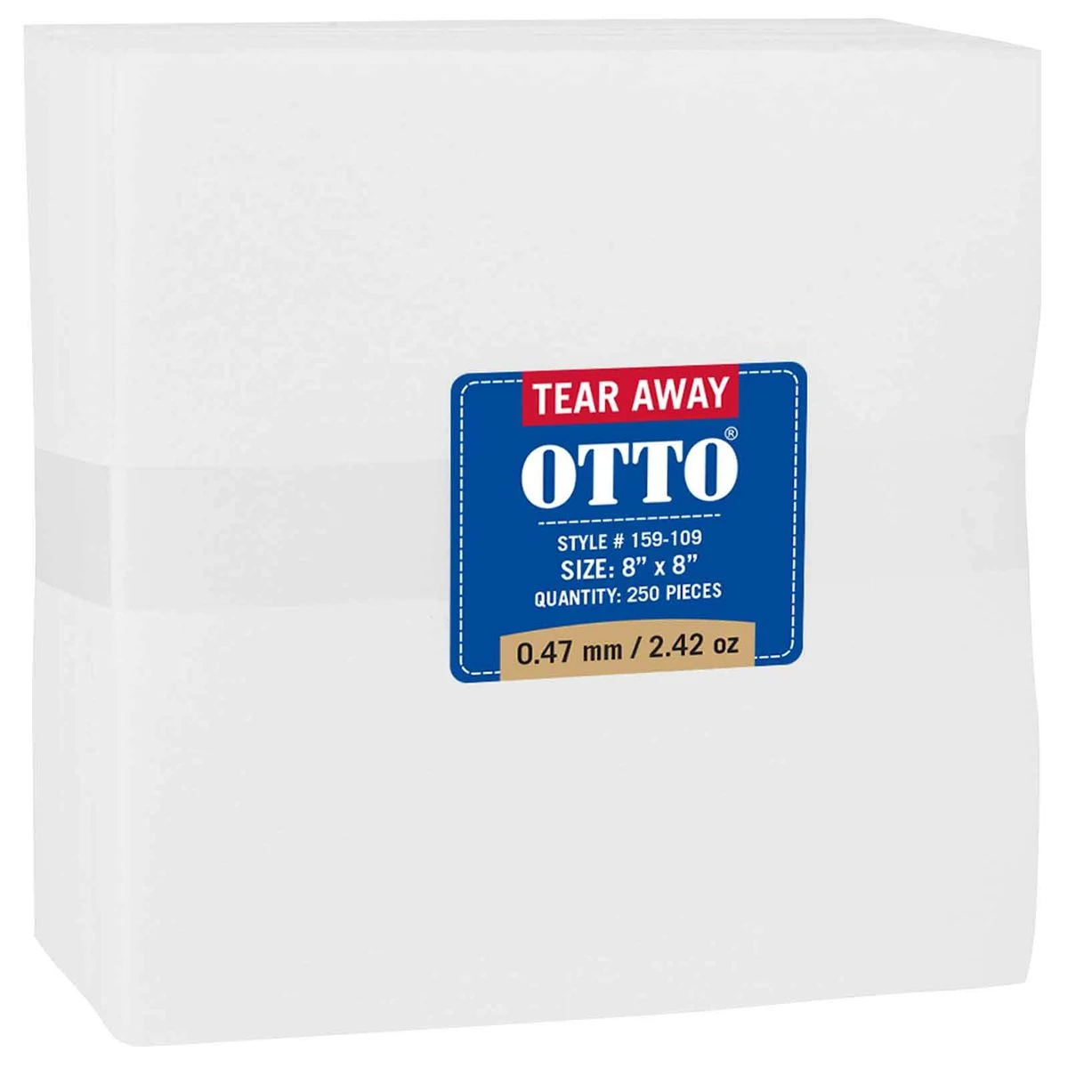 OTTO Embroidery Stabilizer Backing Tear Away Sheets 1