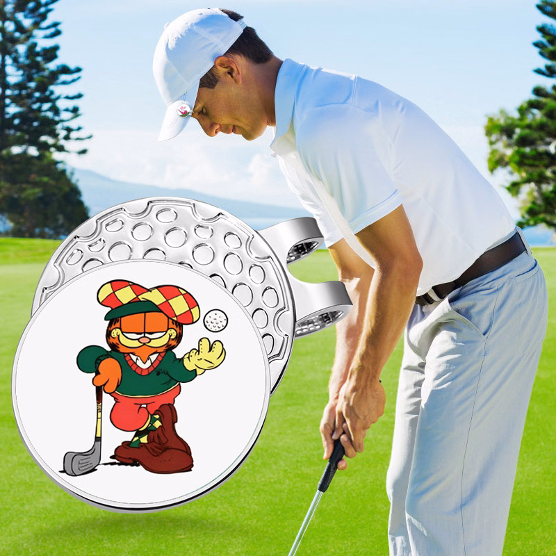 Golf Hat Clip w/ Full Color Ball Marker
