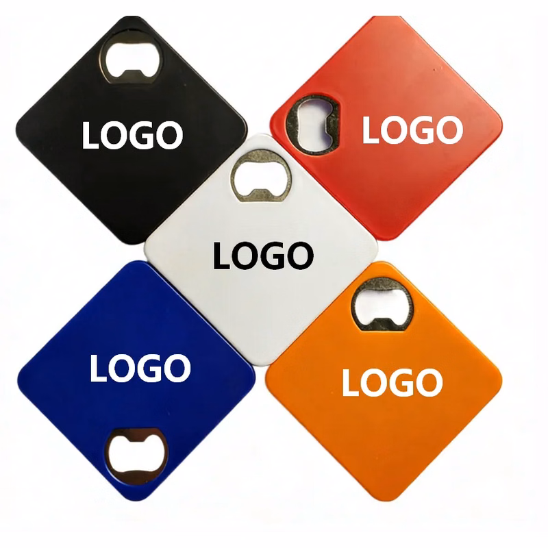 Magnetic Coaster With square Bottle Opener