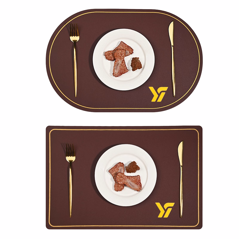 Premium PU Leather Place Mats for Dining Table