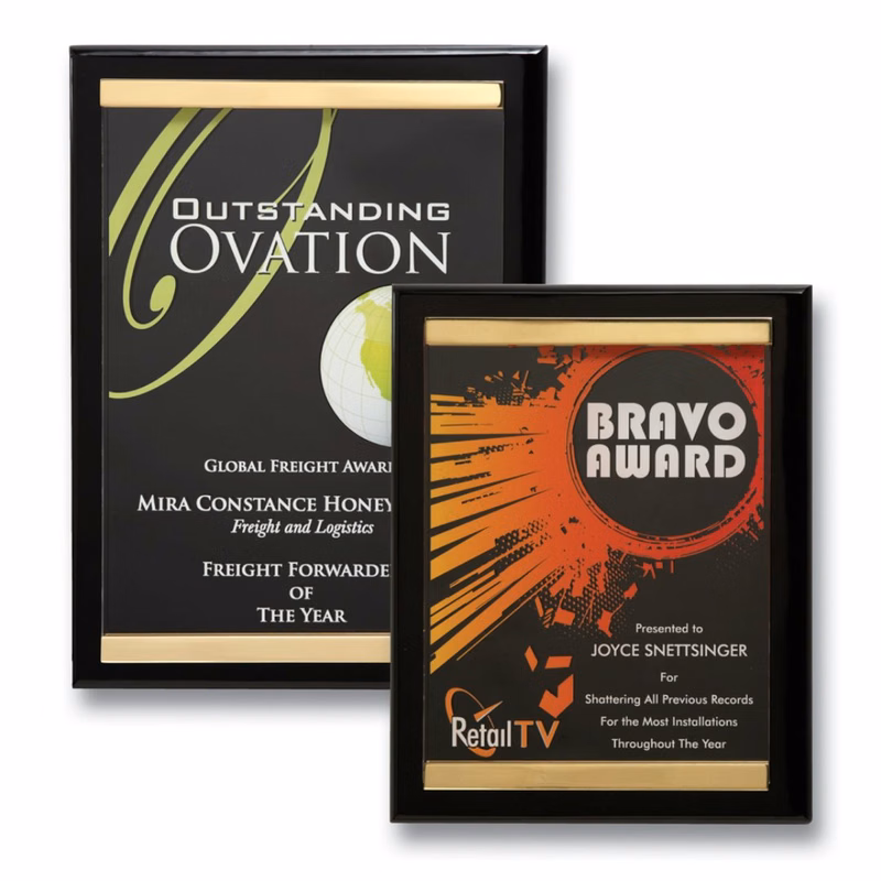 Brass Channel Plaque