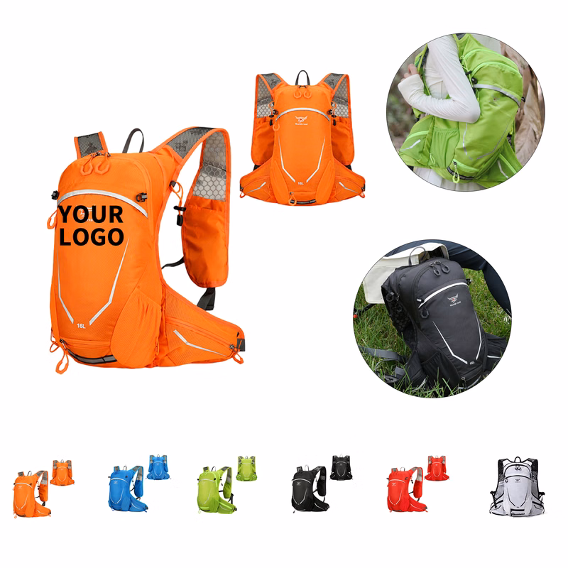 Lightweight Hydration Running Pack With Reflective Trim