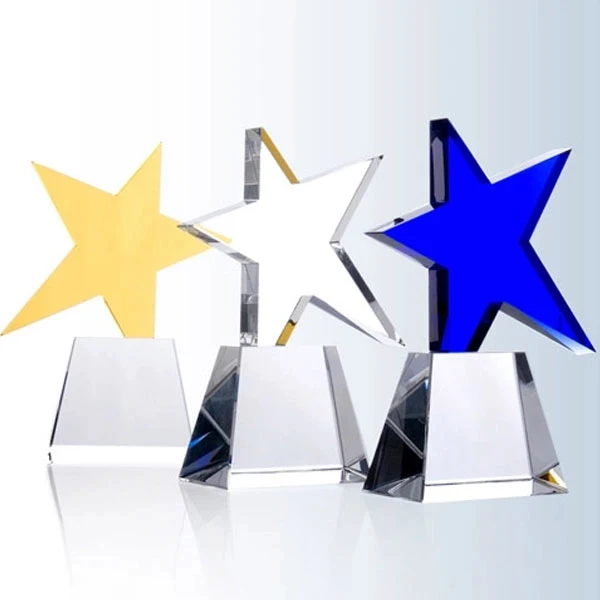 Star shape Crystal Award 1