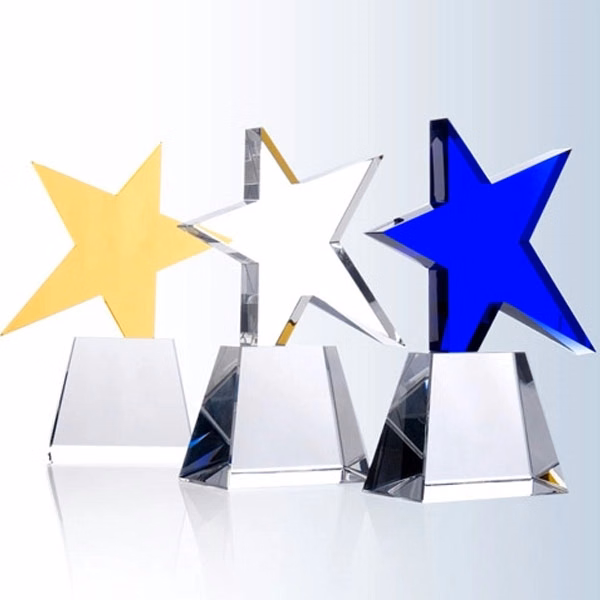 Star shape Crystal Award