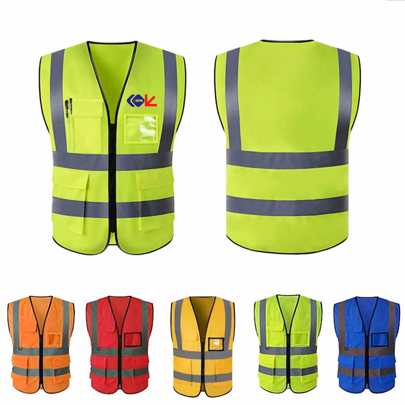 Mesh Safety Vest WIth Hig Visibility Band