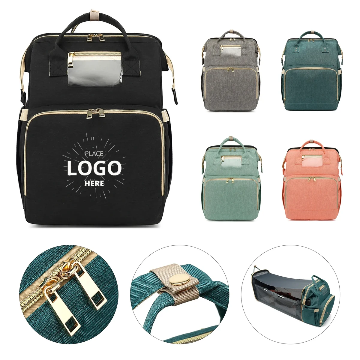 Foldable Diaper Backpack 1