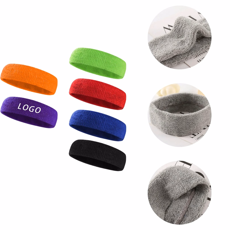 Sports Headband With Logo For Sports, Fitness, Outdoors