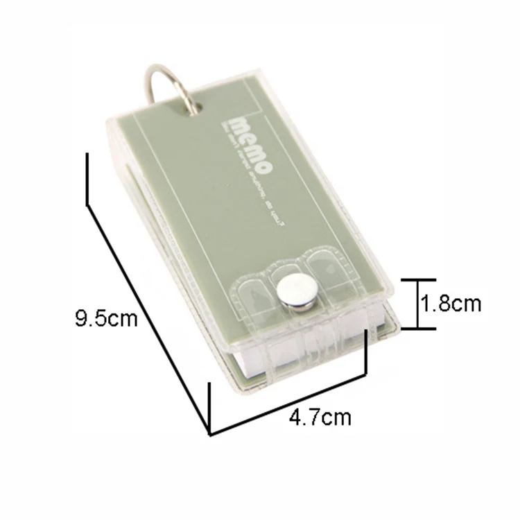 Memo with Keychain and Buckle 1
