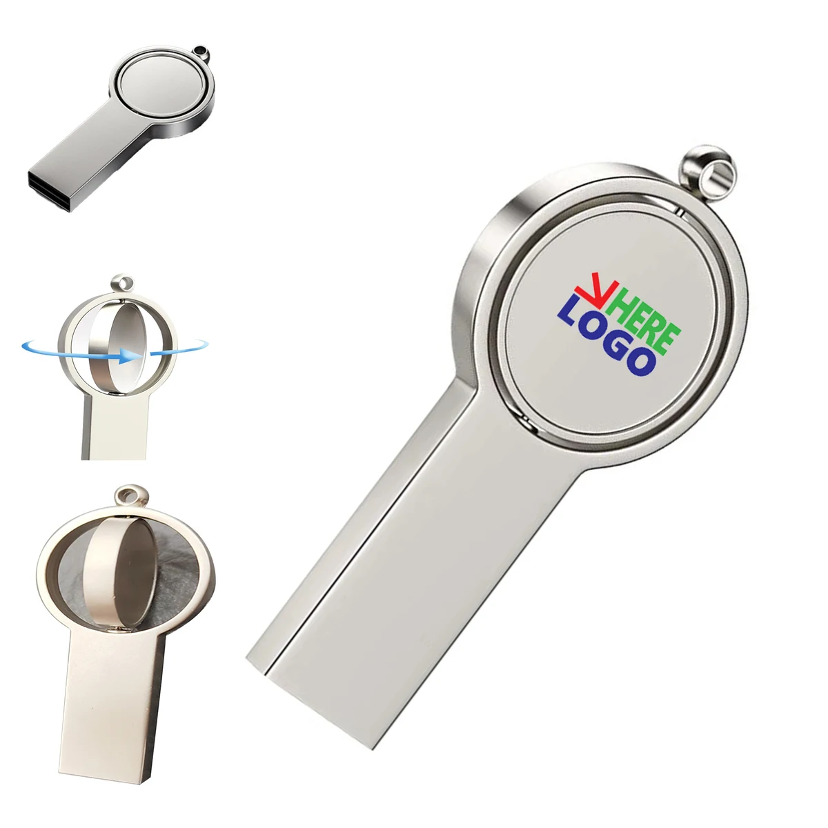 16GB Rotating Disk USB Storage Device 1