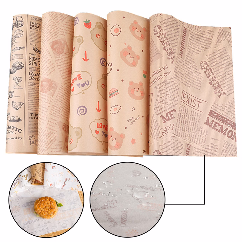 Grease-Proof Burger Paper