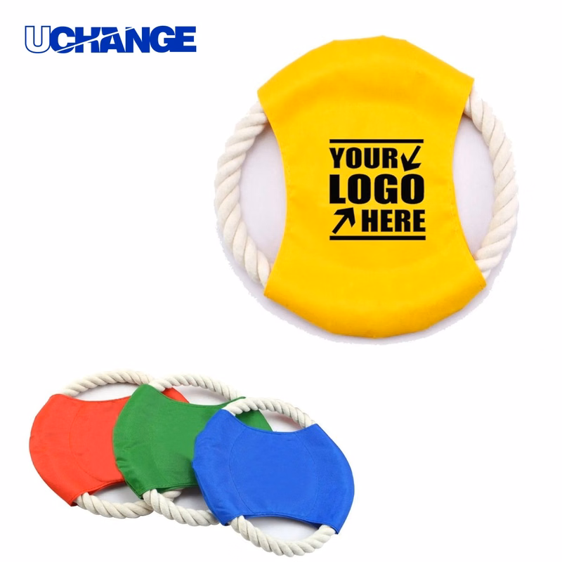 Durable Cotton Rope Flying Disc Toy for Pets