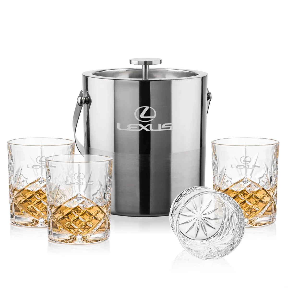 Catania Ice Bucket & Brinkley On-the-Rocks Set 1