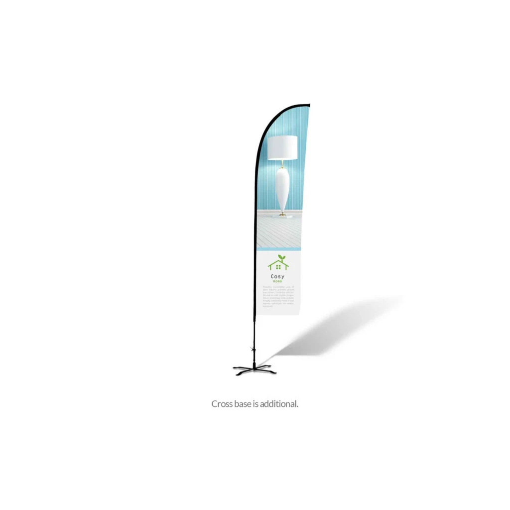 12ft Blade Feather Flag- Double-Side Imprint -Fabric Only 1