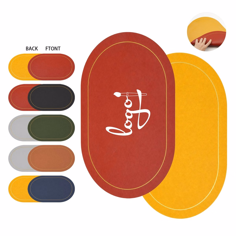 PU Leather Heat-Resistant Double-Side Placemat