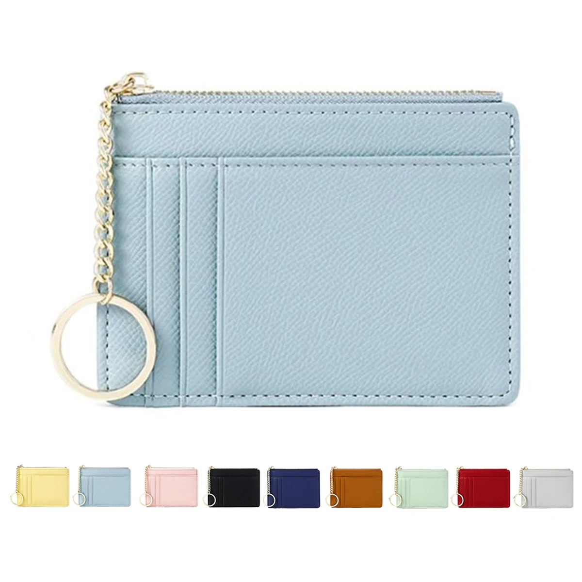 Zipper Card Holder With Multiple Slots 1
