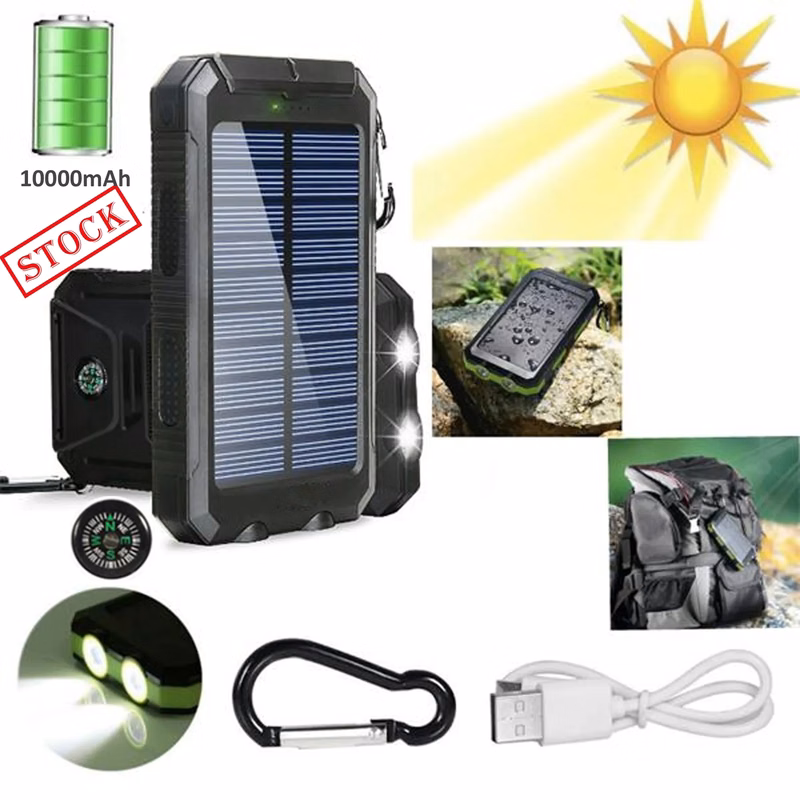 US Stock Portable Outdoor Waterproof Mobile Charger-10000mAh