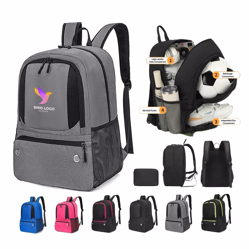 Odor-Proof Waterproof Lining Breathable Football Gear Bag