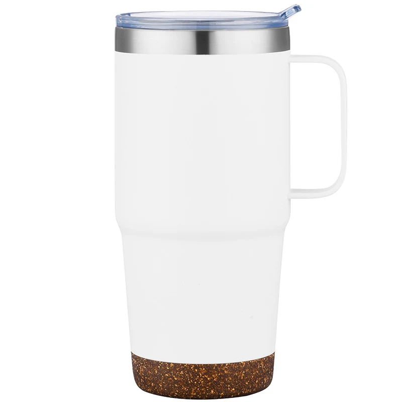 24oz. Travel Mug with Cork Bottom & Lid 1