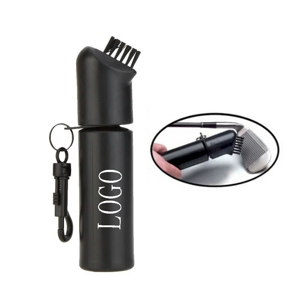 Plastic Golf Ball Cleaning Brush w/ Water Bottle 1