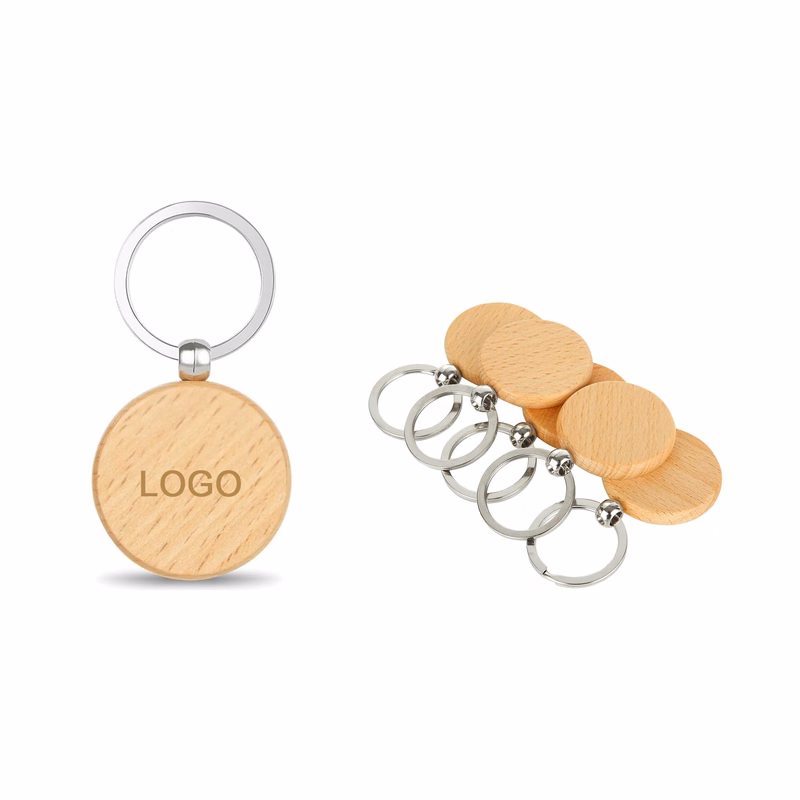 Wood Engraving Keychain