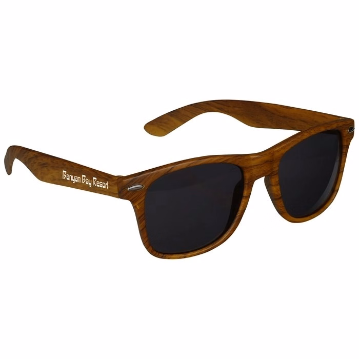 Wood Grain Style Sunglasses