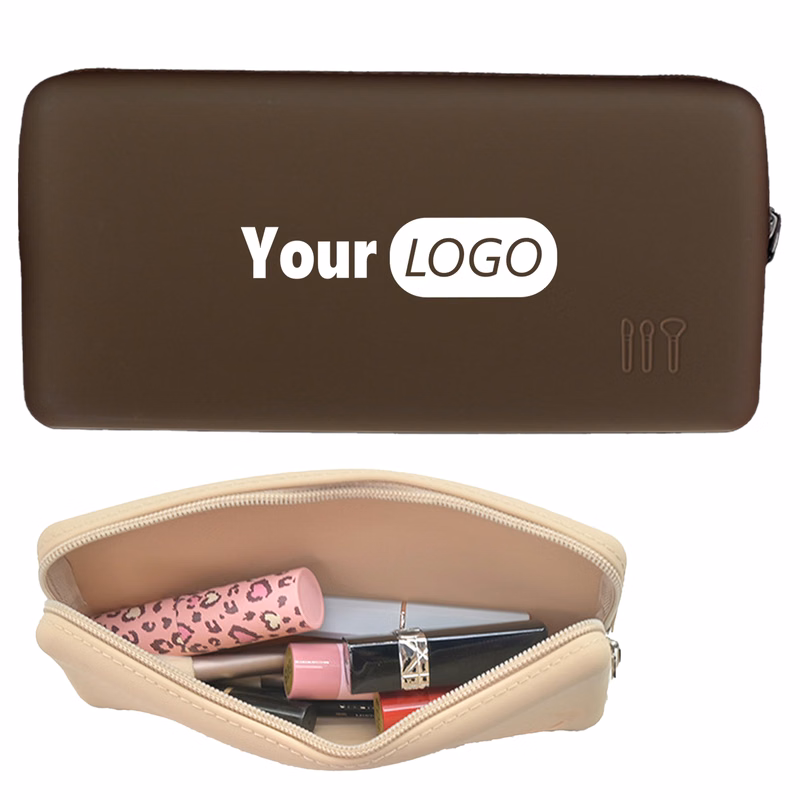Silicone Compact Makeup Organizer With Secure Closure