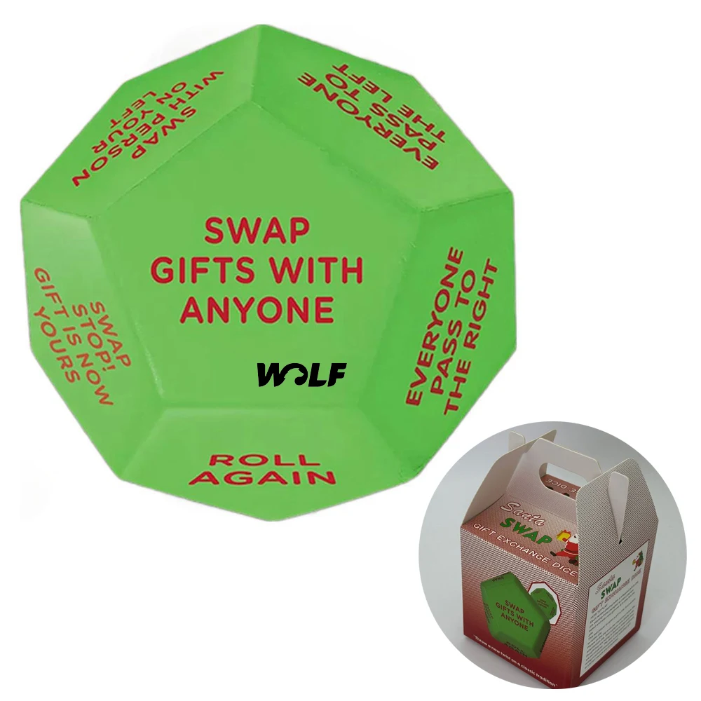 New-Exchange Game 12 Different Sides Party Gift Large Dice 1