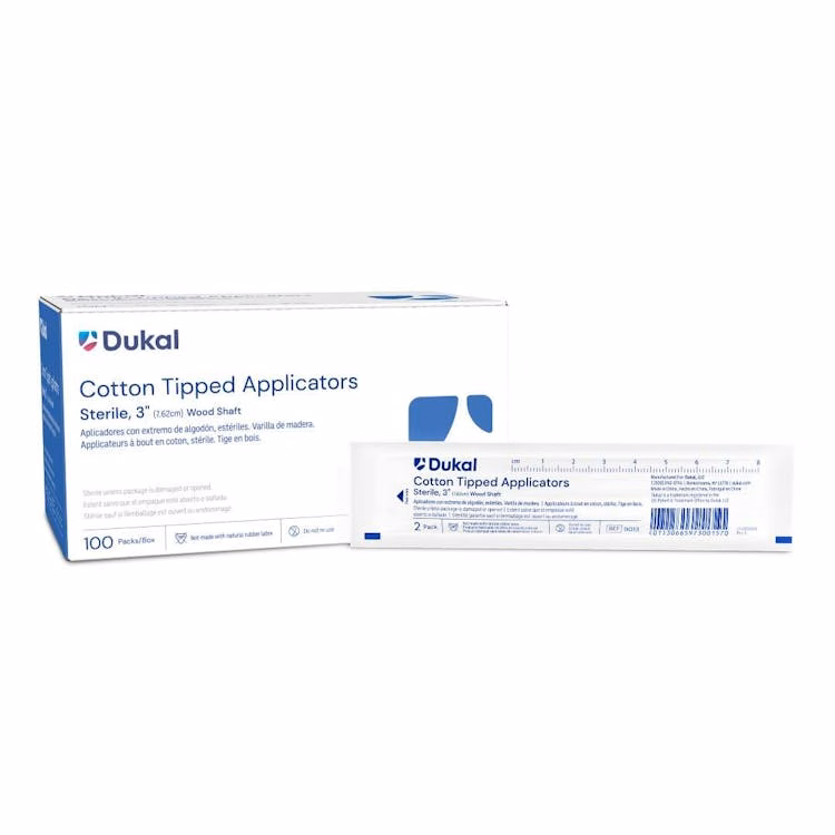 Cotton Tipped Applicators - 2 Pack Non-Sterile  3"