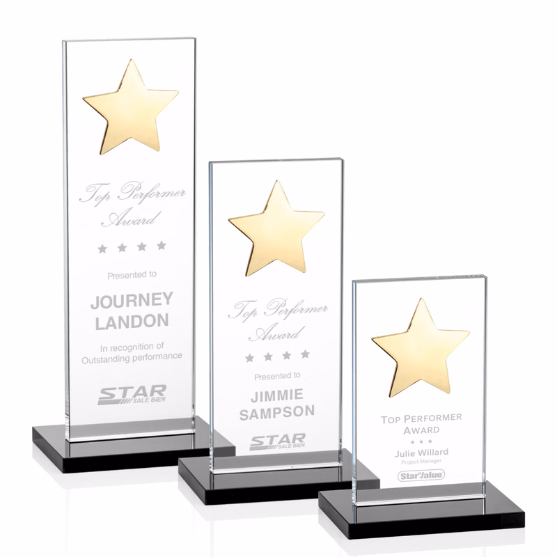 Dallas Star Award - Black/Gold