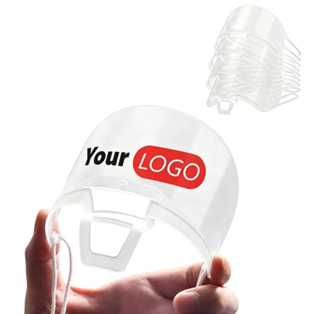 Clear Transparent Face Mask With Ear Loops 1