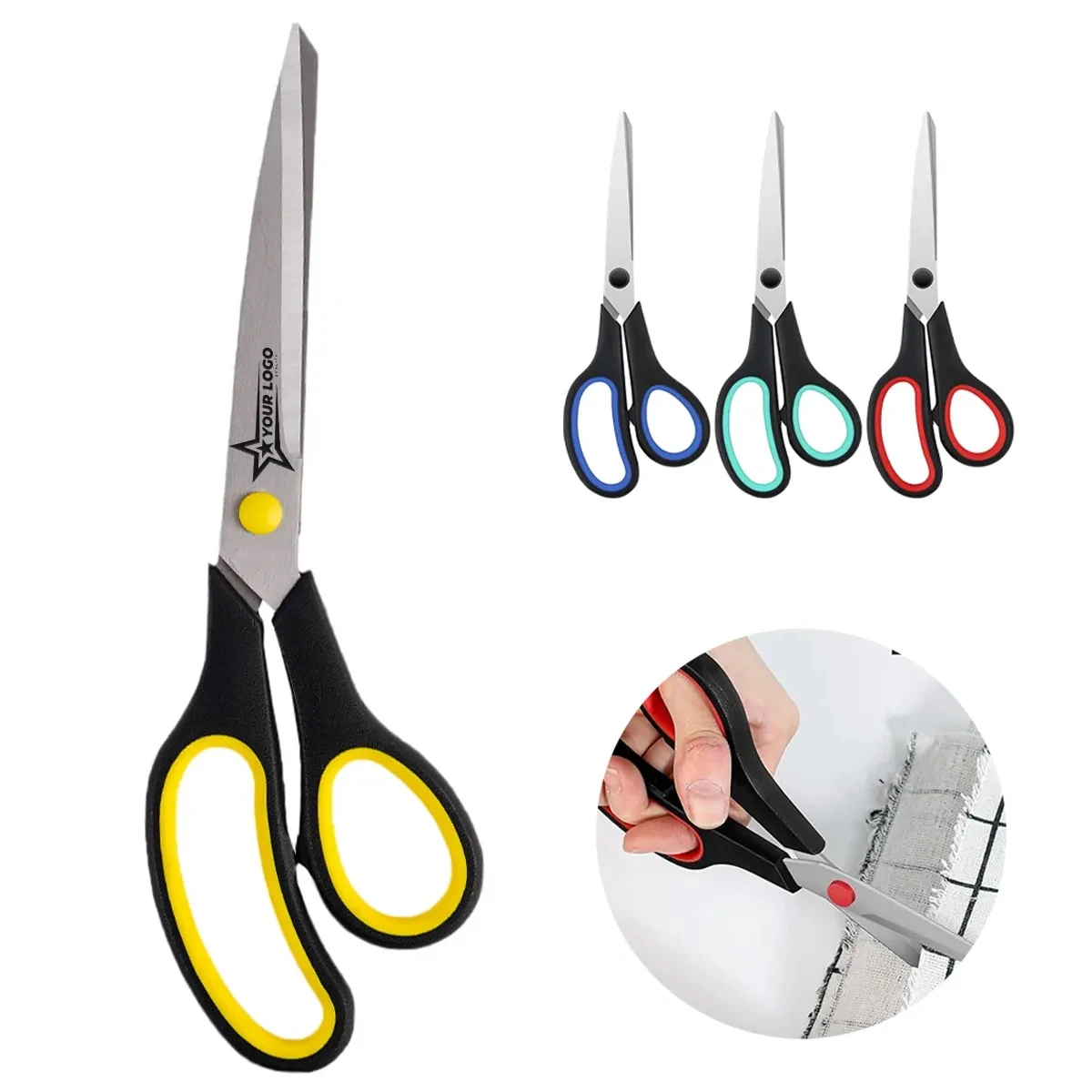 Sharp Blade Comfort-Grip Handle Multipurpose Scissors 1