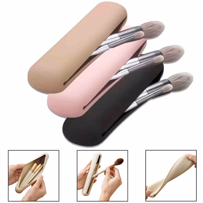 Silicone Travel Makeup Brush Cosmetic Holder