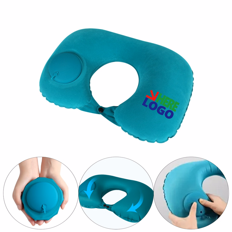 Portable Inflatable Press U-pillow