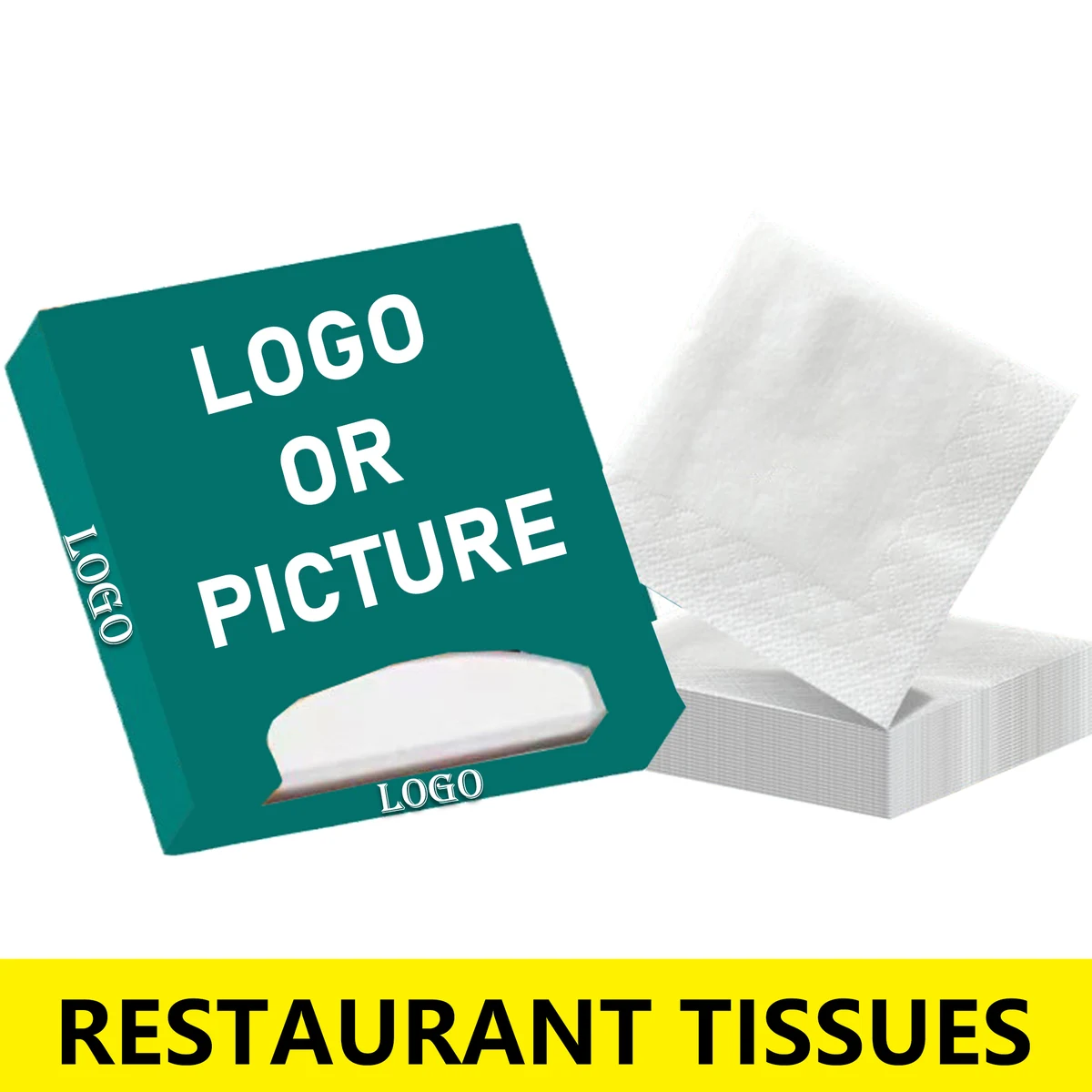 Customized Advertising Boxed Napkins 1