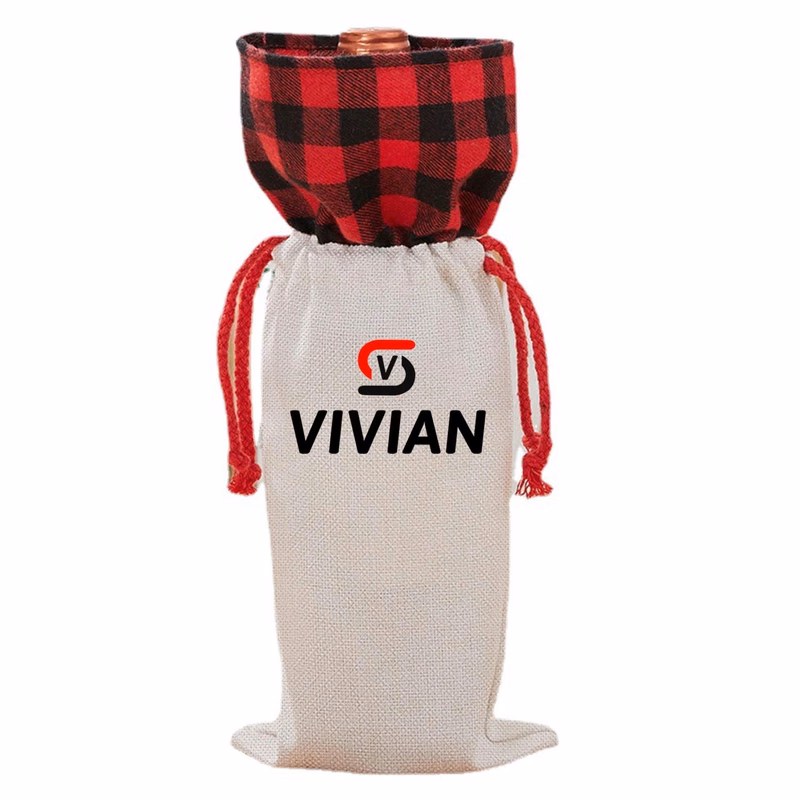 Cotton Hemp Wine Bag