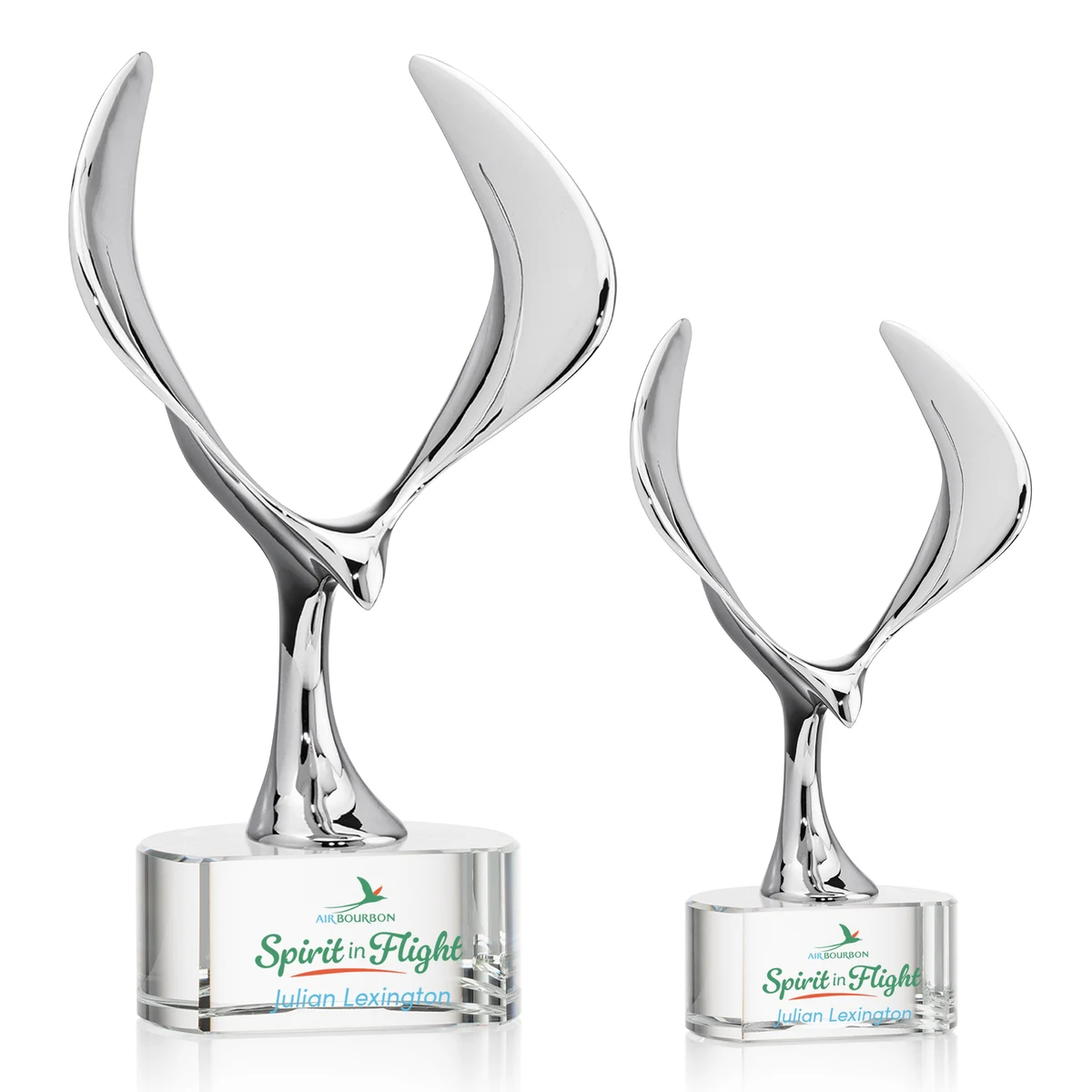 Maverick Eagle VividPrint™ Award on Paragon Base - Clear 1