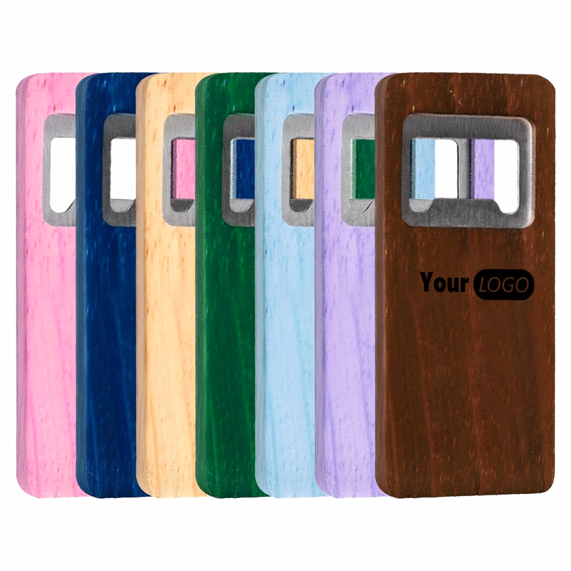 Wood Customizable Flat Bottle Opener