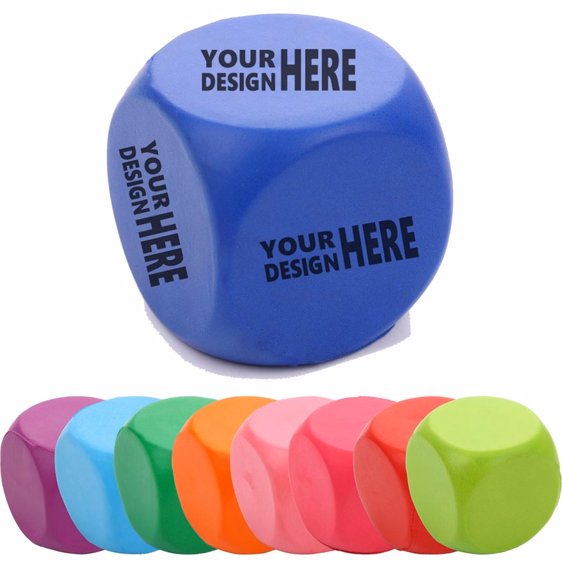 PU Foam Rounded Corner Dice Squishy Toy
