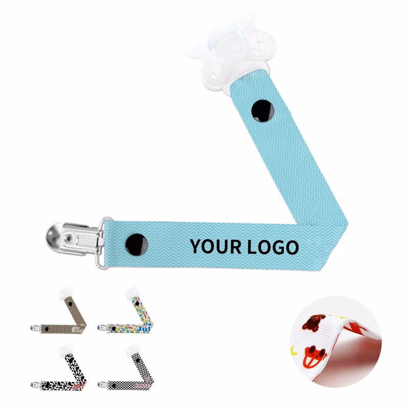 Reusable Pacifier Holder Strap with Custom Printing