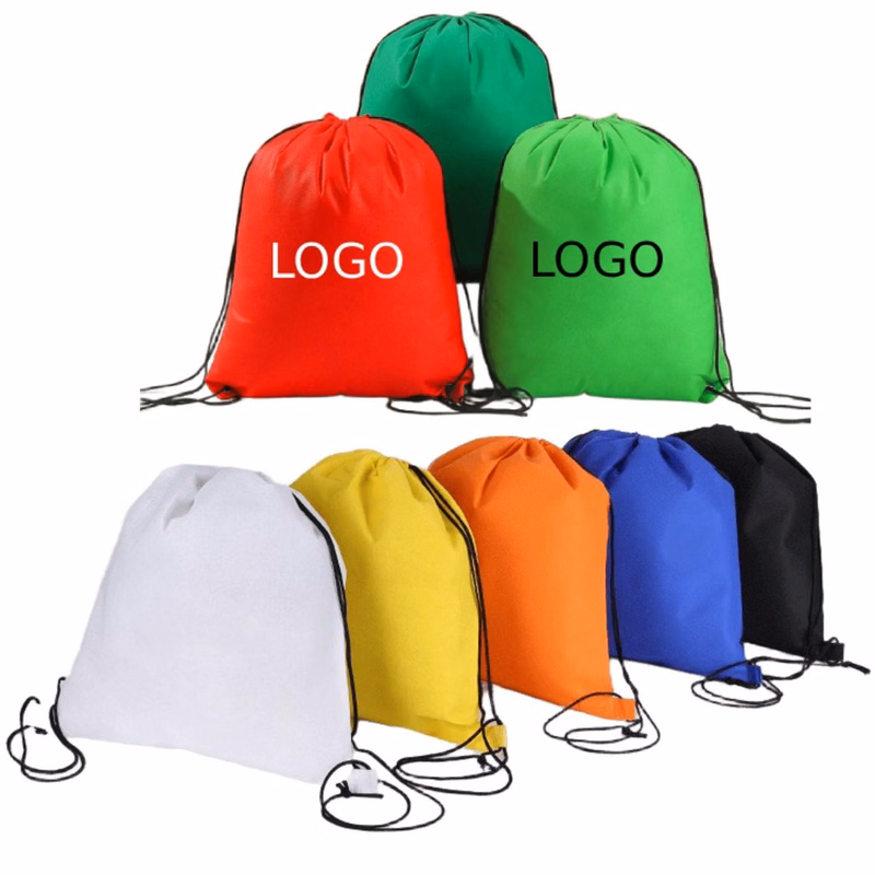 Lightweight Eco Friendly Non-woven Drawstring Bag