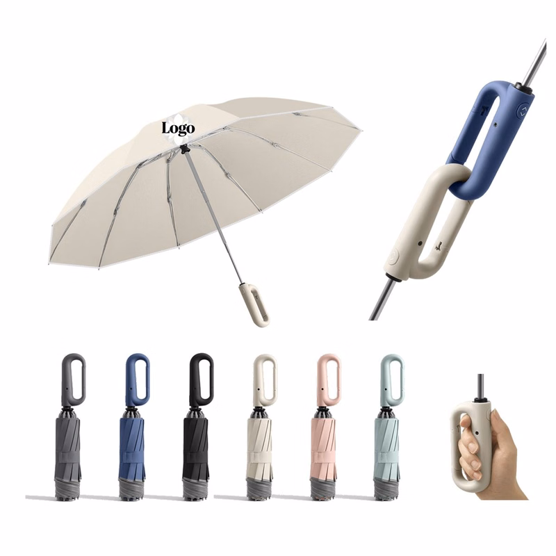 Ring Buckled Reinforced Durable Umbrella