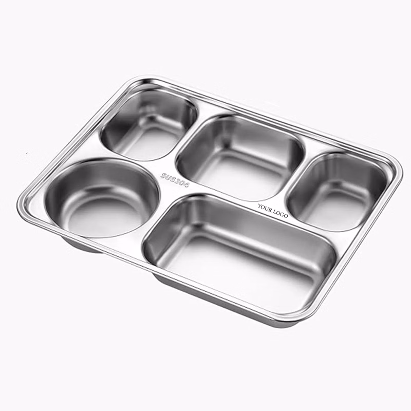 304 Stainless Steel Square Dinner Plate