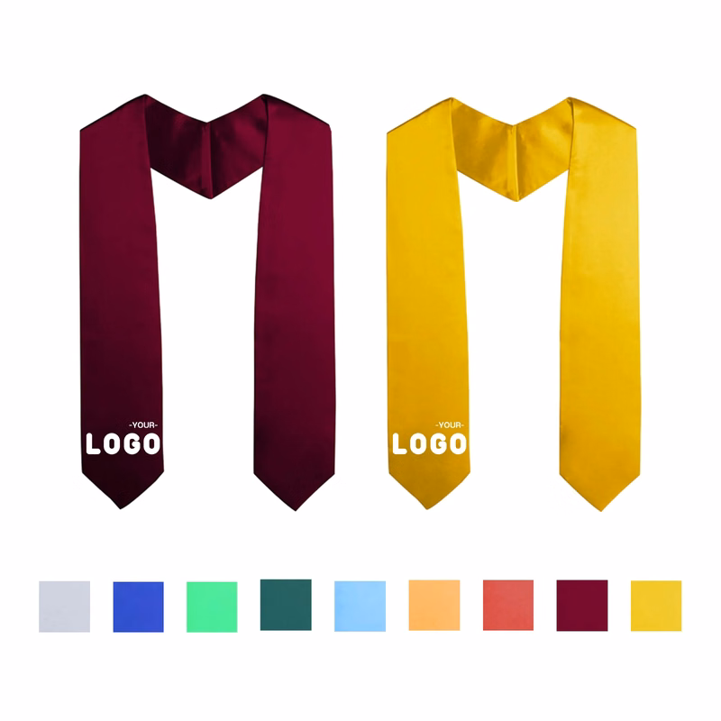 Unisex Solid Graduation Stole